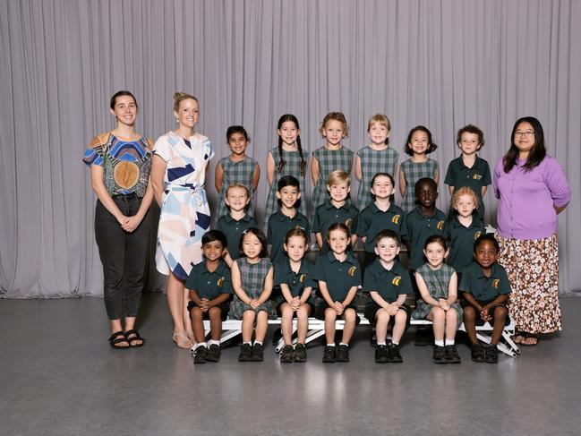 Marrara Christian College transition students. Back (l-r): Danyela, Aeysha, Kaia, Asher, Katherine, Amber. Middle (l-r): Hannah, Mihali, Lincoln, Ella-Grace, Kuek and Ruby. Back (l-r): Ethan, Chloe, Emry, Zoe, Oliver, Rosanna and Oluwademilade. Teachers: Miss Kate Palmer, Ms Angela Powell and Teachers' Aide Mrs Yin Thew Htoo