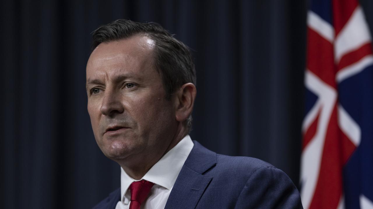 WA Premier Mark McGowan broke the news that more than 400 partygoers would be forced to isolate over Christmas. Picture: Matt Jelonek/Getty Images