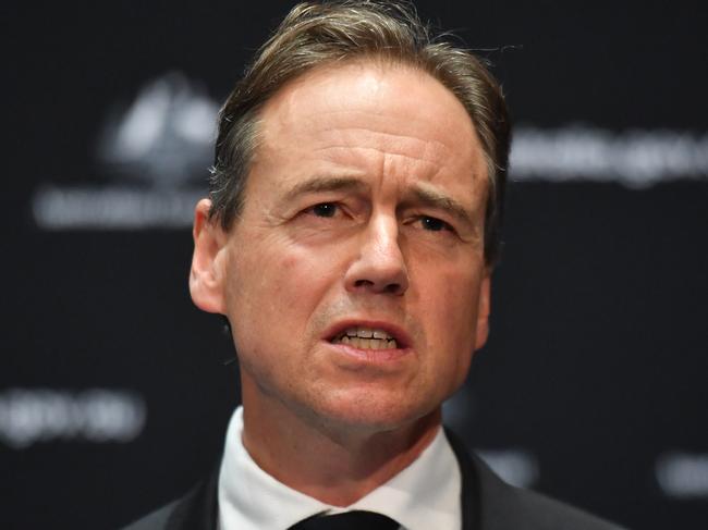 Minister for Health Greg Hunt. Picture: AAP