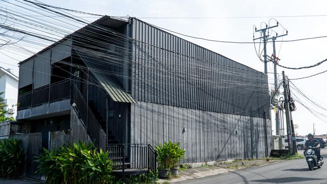 Lamar Ahchee was arrested in front of his holiday rental (pictured) after allegedly receiving a package containing 1.8kg of cocaine. Picture: Lukman S. Bintoro
