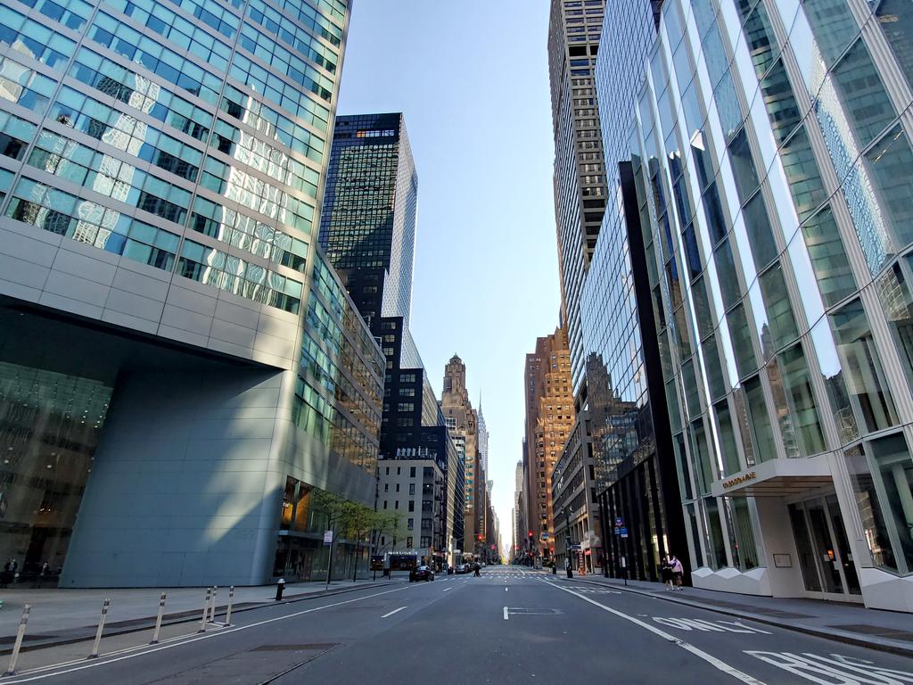 New York has been brought almost to a standstill by the virus. Picture: Cindy Ord/Getty Images.