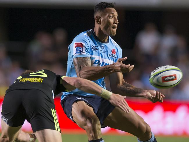 Waratahs star Israel Folau wants redemption not rest. Picture: AAP Image/Craig Golding