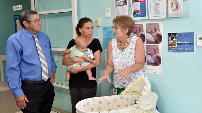 Hervey Bay’s Jodie Tangikara also fundraised for a Cuddle Cot for Hervey Bay Hospital and achieved her goal in 2015 after losing her son, Marcus, at 19 weeks.