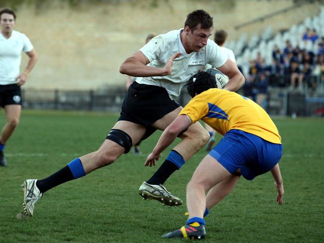 Nick Frost in action for Knox Grammar School in 2017.