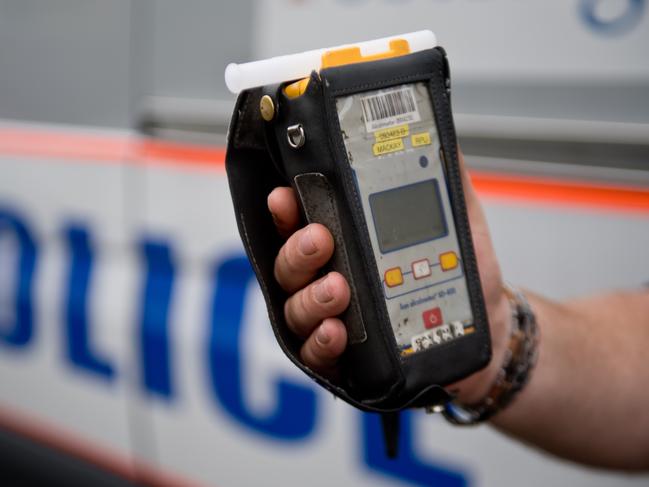 Mackay breathalyser generic pic drink driving