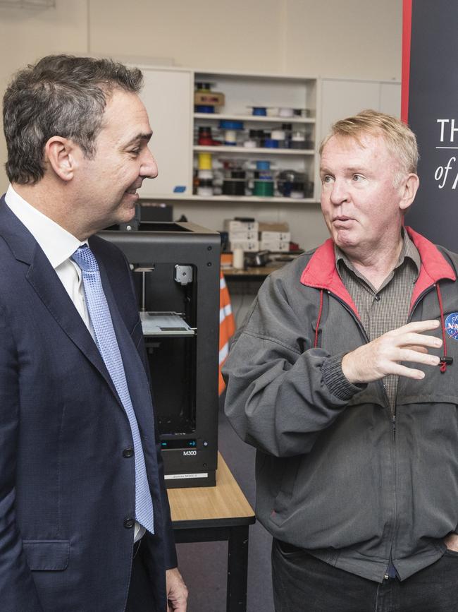 Premier Steven Marshall and Astronaut Andy Thomas.