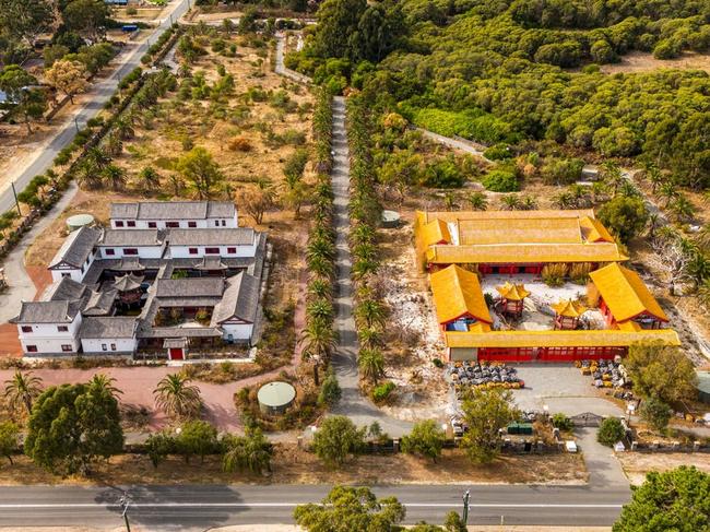 Two Chinese-inspired mansions just 30 minutes from Perth CBD have been sold for just $1.95 million each despite being built for tens of millions less than a decade ago. Picture: Realestate.com.au