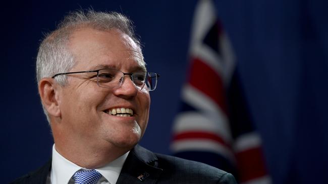 Prime Minister Scott Morrison will unveil more than $10bn in road infrastructure projects on Monday. Picture: NCA NewsWire/Bianca De Marchi