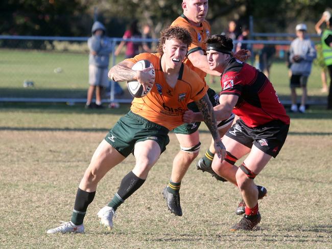 GCDRU First Grade (Phil Temperton Cup) Grand Final.Dolphins vs. Knights.Milan Cookson.19 August 2023 Broadbeach Waters Picture by Richard Gosling