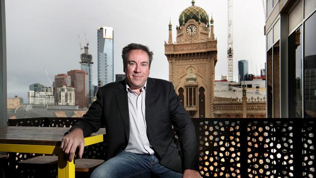 Dubber CEO Steve McGovern says the past year has been “transformative”. Picture: David Geraghty