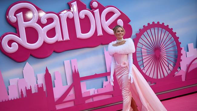 Barbie was the most watched film on Qantas this year. Picture: AFP