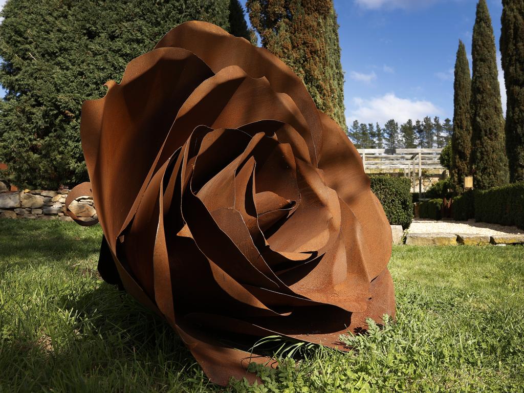 Sculpture can add another dimension to your garden. Picture: Zak Simmonds