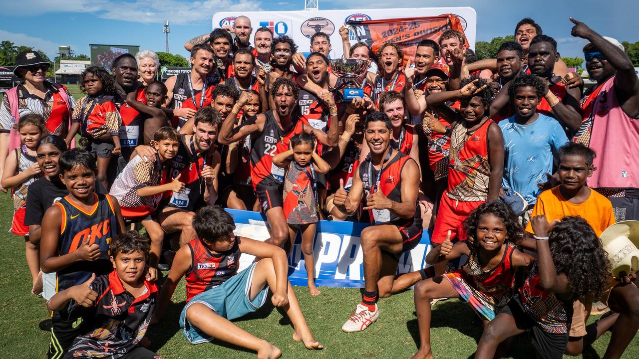 Cyril Rioli stars for Jabiru Bombers in history NTFL grand final