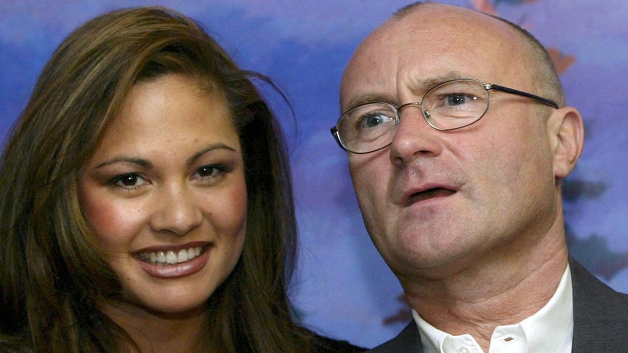 Phil Collins and Orianne have been locked in an ugly court battle for months. Picture: AP Photo.
