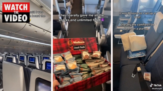 I was the only passenger on an international flight