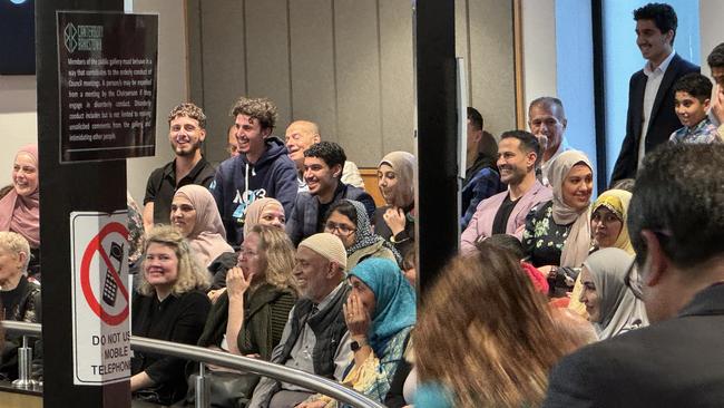 A packed gallery at the first ordinary meeting of Canterbury-Bankstown Council's new term. Picture: Canterbury Bankstown Express