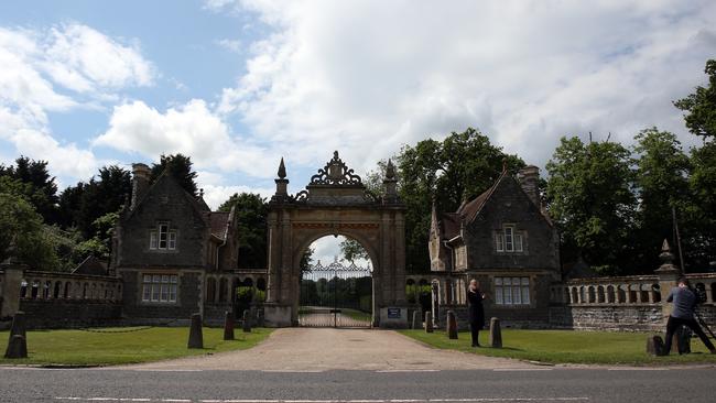 Security reportedly implored Middleton to have it at St Marks church as it is ‘more secure’. This photo shows the gated entrance to the church. Picture: Neil Mockford
