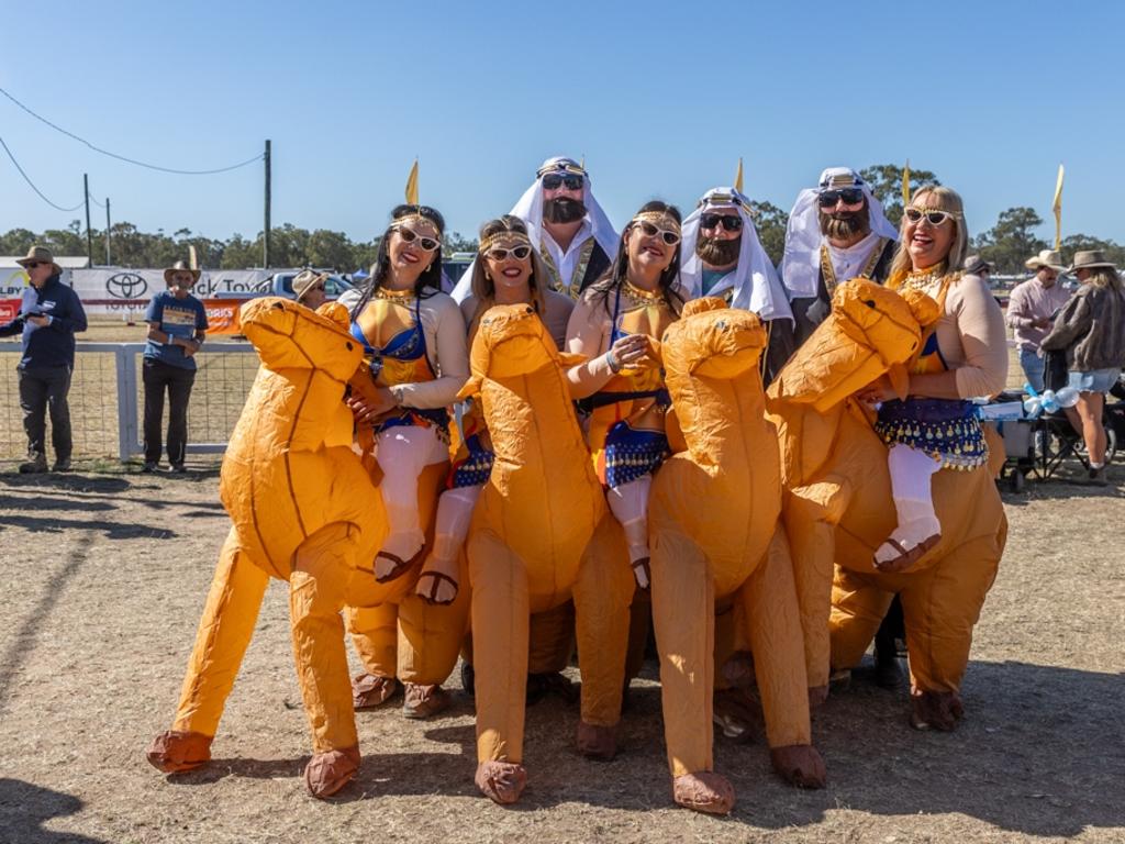 Fashions on the Field Winners The Camel Toe Hoes. Photo: Jo Thieme.