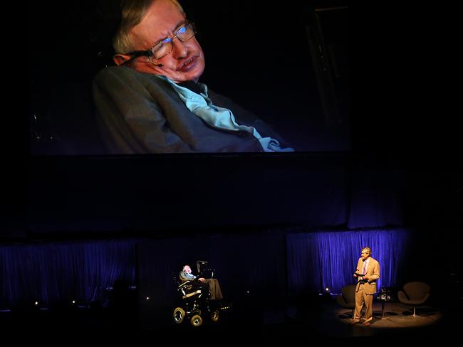 Stephen Hawking gives hologram lecture at Sydney Opera House | news.com ...