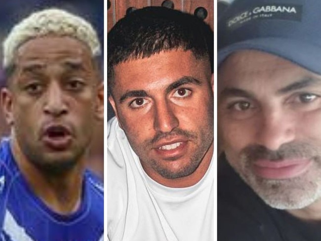 NewsLocal/DT use only / Thumbnail only for Brandon Wakeham (left), Nabil Allouche (centre), Sam Amine (right) charged with drug supply under Strike Force Verbena in May 2024.