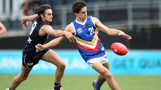 Joel Garner in action during the TAC Cup.