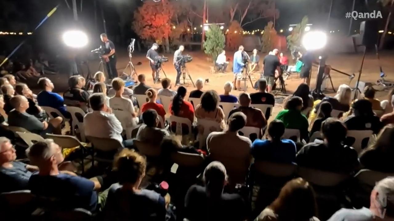 Q&amp;A on Monday night was held at the Garma Festival at the Gulkula ceremonial site about 40km from Nhulunbuy on the Gove Peninsula, NT.