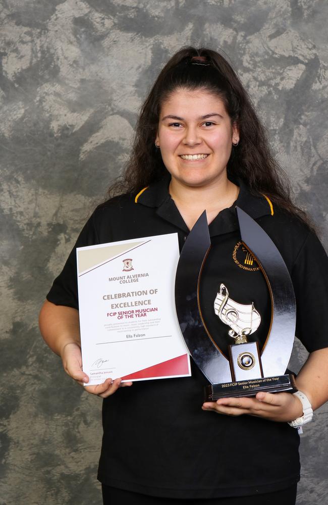 ELLA FALZON, MT ALVERNIA COLLEGE- MUSIC AWARD