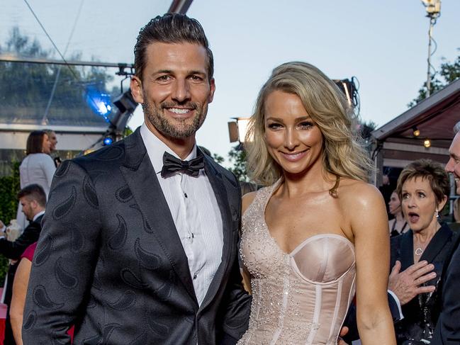 Tim Robards and Anna Heinrich  at the 61st TV Week Logie Awards 2019 at The Star Gold Coast, Broadbeach.   Picture: Jerad Williams