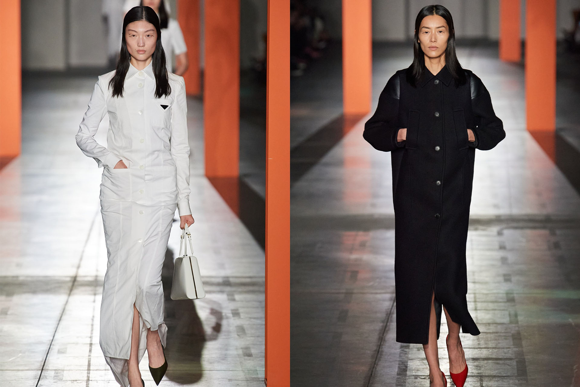 <p><em>Prada autumn/winter 2023 ready-to-wear.</em></p><p>The sentiment of the work uniform was poignantly vocalised by Miuccia Prada and Raf Simons earlier this year, who spoke collectively on the start of their notable uniform era, the <a href="https://www.vogue.com/fashion-shows/fall-2023-ready-to-wear/prada" target="_blank" rel="noopener">Prada autumn/winter 2023 show</a>. Via a collection they said they wanted to &ldquo;give importance to real jobs&rdquo; through, Prada and Simons aimed to create &ldquo;sartorial representations of the beauty of care, of love, of reality...of responsibility.&rdquo;</p><p>&ldquo;There is the notion in fashion that only glamour is important&mdash;I hate that, I have always fought against it,&rdquo; Prada said behind the runway, perfectly capturing what would become the dominant spirit of the moment. &ldquo;What I care about now is to give importance to what is modest, to value modest jobs, simple jobs, and not only extreme beauty or glamour.&rdquo; And modest we have been.</p>