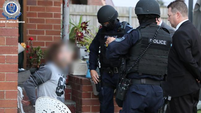 Oliver on the day of his arrest. Picture: NSW Police