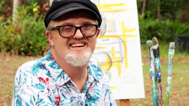 Inspirational Sunshine Coast artist Peter Rowe. Picture: Contributed