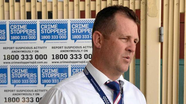 Rockhampton CIB Detective Senior Sergeant Luke Peachey. Picture: Jann Houley