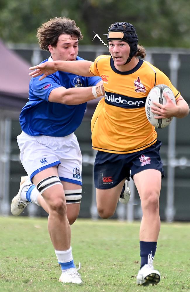 Isaac Fidock. Qld Country U16s v SEQ Barbarians Thursday September 19, 2024. Picture, John Gass