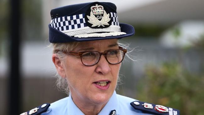 Queensland Police Commissioner Katarina Carroll has been ordered to appear in a Mackay Magistrates Court. Picture: Zak Simmonds