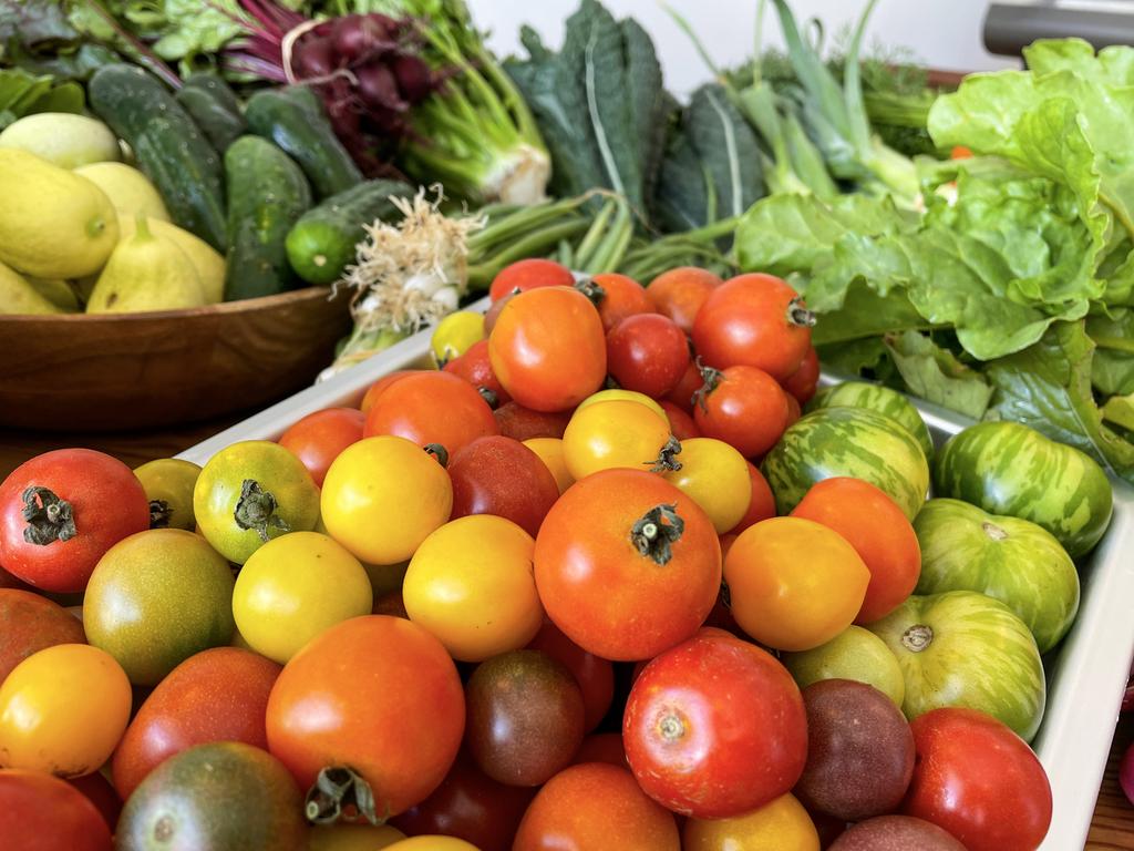 Duck Foot Farm’s fresh produce. Picture: Jenifer Jagielski