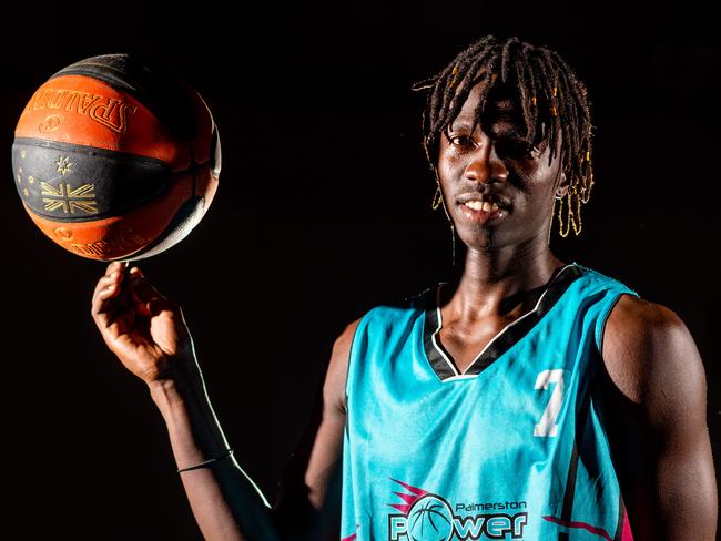 New Palmerston signing Pat Golong, who will play a swingman role at the Power in the 2021 Darwin Basketball Championship. Picture: Che Chorley