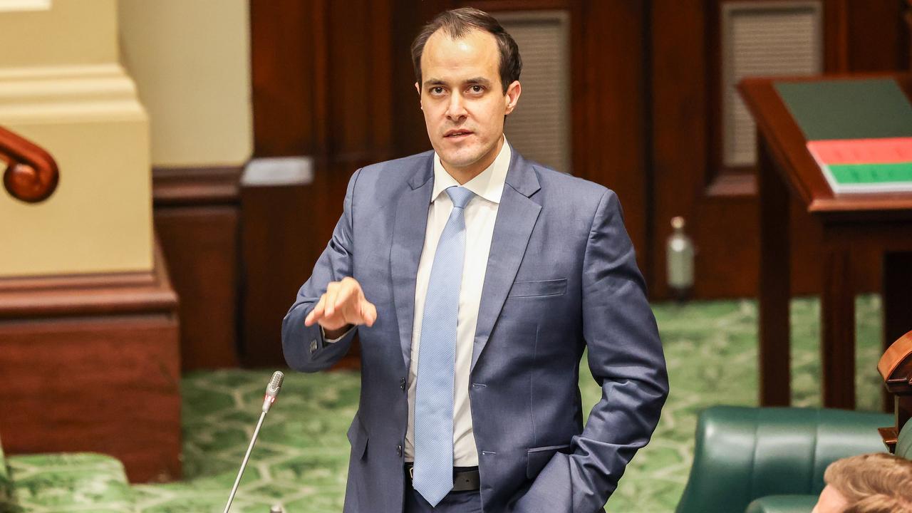 Vincent Tarzia has had a fiery debut during his first question time as Opposition Leader. Image/Russell Millard Photography