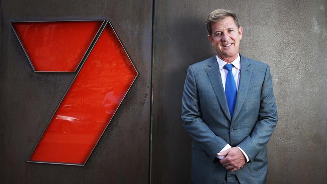 Seven chief executive Tim Worner was grilled by the board over his affair with Harrison.