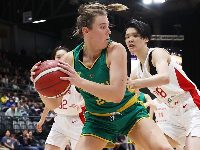 Sara Blicavs in action for the Opals. Picture: Matt King/Getty Images