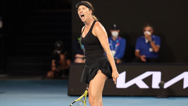 2022 Australian Open Tennis Women’s Final. Australian Ash Barty Vs Danielle Collins of the USA on Rod Laver Arena. Picture: David Caird