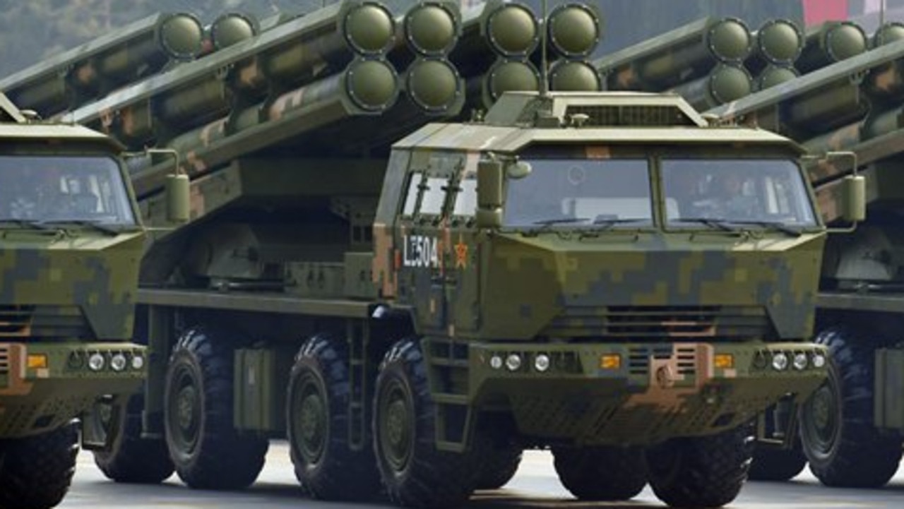 The Global Times has warned China has an array of new weapons. Picture: Supplied