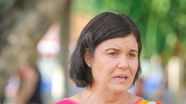 Health Minister Natasha Fyles said the government was trying to fix the system. Picture: Glenn Campbell