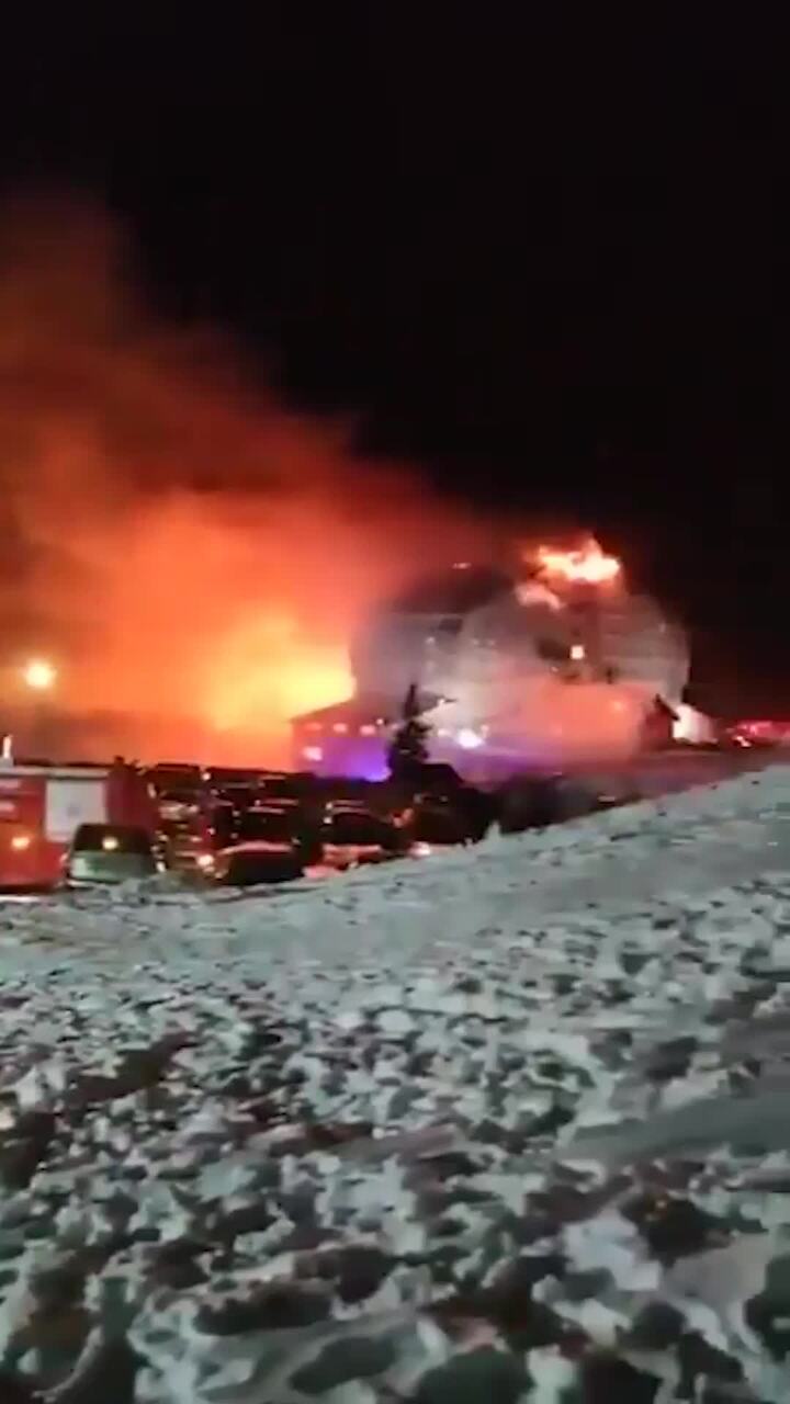 Ten dead, 32 injured in Turkish ski resort hotel fire