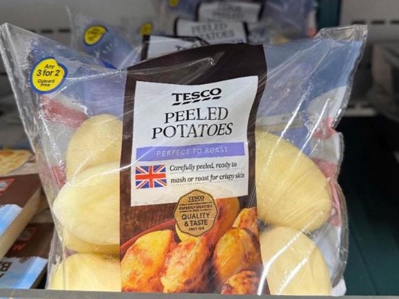 These potatoes were slammed as "lazy". Picture: Facebook/British Memes