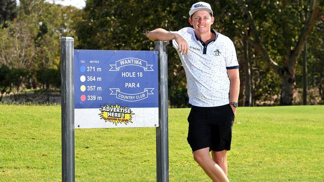 Golfer Cameron Smith at his classic at Wantima Golf and Country Club. Picture: AAP Images