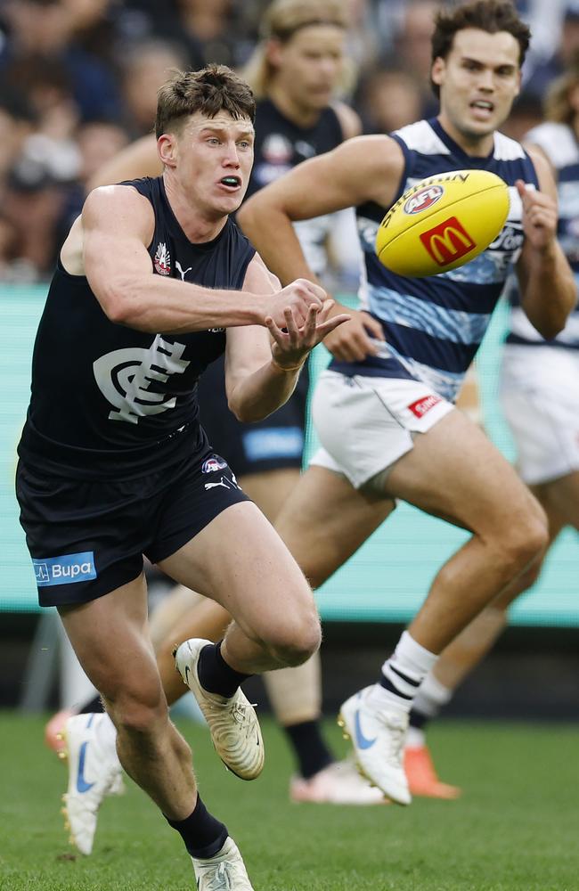Sam Walsh is back to his best. Picture: Michael Klein