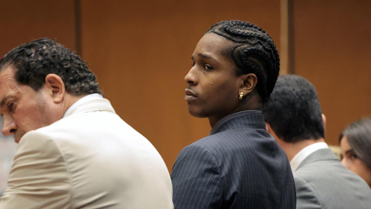 A$AP Rocky before the verdict was announced. Picture: Daniel Cole-Pool/Getty Images