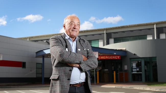 Pictured outside Campbelltown Hospital is Macarthur federal Labor MP Dr Mike Freelander who has hit out over a lack of funding for health services in South West Sydney, telling a NSW Parliamentary inquiry the local health district was in dire need of funding. Picture: Richard Dobson