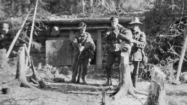 The blockhouse where he is believed to have won his Victoria Cross. Picture: Australian War Memorial