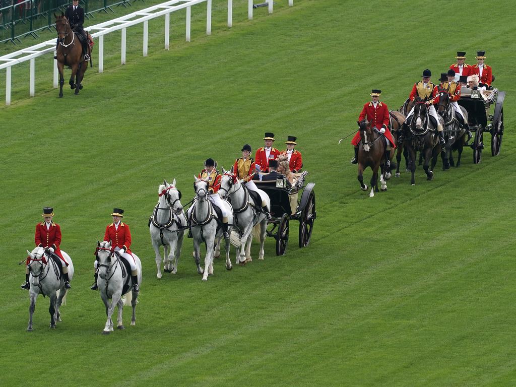 Top hats and tails are compulsory in parts of the course, which has been holding races since 1711. Picture: Alan Crowhurst/Getty Images for Ascot Racecourse